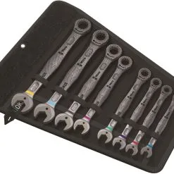 Wera 020012 Joker 8 Piece Ratcheting Combination Spanner Set 5/16-3/4" AF