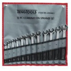 Teng Tools Teng 6512MM1 12 Piece Metric Combination Spanner Set