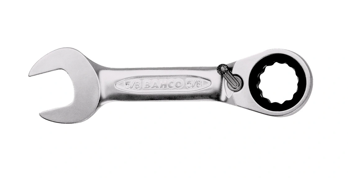 Bahco 10RZ-1/2 Stubby Ratchet Combination Spanner 1/2" AF