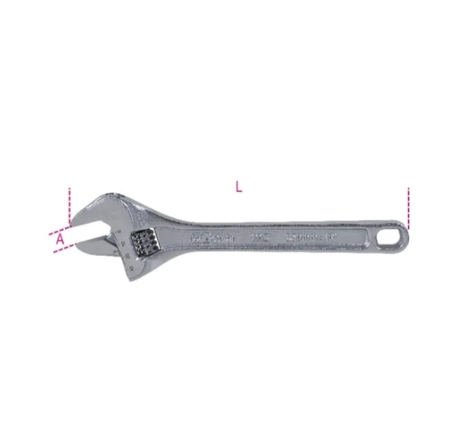 Beta Tools Beta 111E Chrome Adjustable Spanner Wrench 10" / 250mm - Image 2