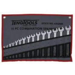 Teng Tools Teng 6515MM 15 Piece Metric Combination Spanner Set