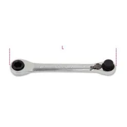 Beta Tools Beta 194 Reversible Ratcheting Bit Holder Spanner Wrench 1/4" X 5/16"