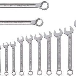 Stahlwille '13/16' 16 Piece Metric Open Box Combination Spanner Set 7-24mm