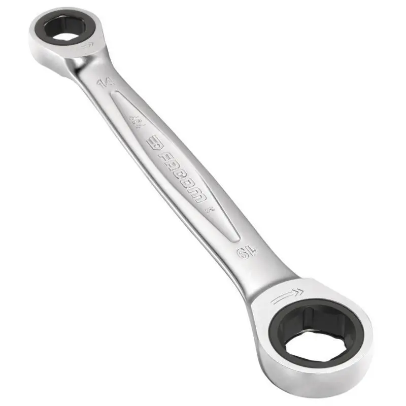 Facom 464.M14x19 Straight Ratchet Ring Spanner 14 X 19mm