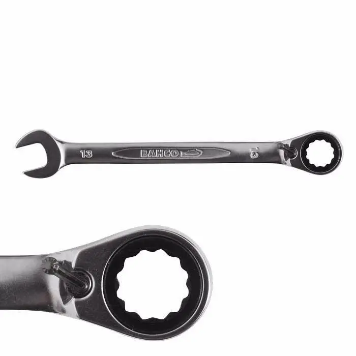 Bahco 1RM/SH6 6 Piece Ratchet Combination Spanner Set 8-17mm - Image 2