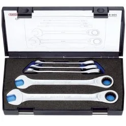 Gedore 7 R-005 5 Piece Ratchet Combination Spanner Set 8-19mm