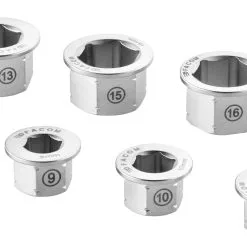 Facom 464.MKIT 9 Pce. Reduction Bushes For Ratcheting Ring Wrench 464.M14X19