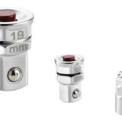 Facom 467.ADAPT10-19 3 Pce Adaptor Set - Converts Ratchet Spanner To Square Drives For Sockets