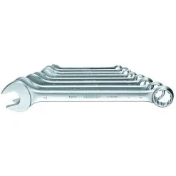 Gedore 7-08 8 Piece Metric Combination Spanner Wrench Set 10-24mm