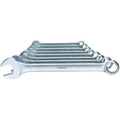 Gedore 7-080 8 Piece Metric Combination Spanner Wrench Set 8-19mm