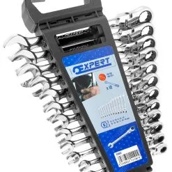 Expert By Facom E111102 12 Piece Flexible Head Ratcheting Spanner Set 8-19mm