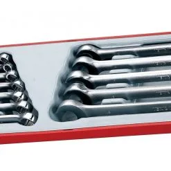 Teng Tools Teng TTXLMP12 12 Piece Metric Extra Long Combination Spanner Wrench Set 8-19mm