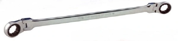 Britool Hallmark RRFXL1618 Extra Long Flexible Ratchet Ring Spanner 16 X 18mm - 409mm Long